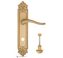 Дверная ручка на планке Fratelli Cattini LAVERA WC-2 PL96-BS матовая латунь