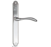 Дверная ручка на планке Fratelli Cattini LUCCIA PL01-CR полированный хром