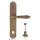 Дверная ручка на планке Fratelli Cattini MARANI WC-2 PL02-BY матовая бронза