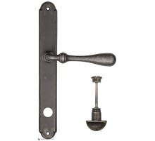 Дверная ручка на планке Fratelli Cattini RETRO WC-2 PL01-IA античное серебро Дверная ручка на планке Fratelli Cattini RETRO WC-2 PL01-IA античное серебро