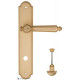 Дверная ручка на планке Fratelli Cattini TORCELLO WC-2 PL257-BS матовая латунь