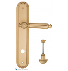 Дверная ручка на планке Fratelli Cattini TORCELLO WC-2 PL288-BS матовая латунь