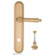 Дверная ручка на планке Fratelli Cattini TORCELLO WC-2 PL288-BS матовая латунь