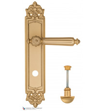 Дверная ручка на планке Fratelli Cattini TORCELLO WC-2 PL96-BS матовая латунь