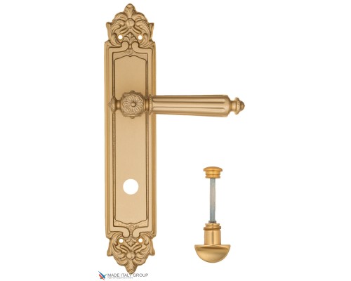 Дверная ручка на планке Fratelli Cattini TORCELLO WC-2 PL96-BS матовая латунь Дверная ручка на планке Fratelli Cattini TORCELLO WC-2 PL96-BS матовая латунь