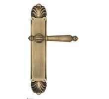 Дверная ручка Venezia PELLESTRINA на планке PL87 матовая бронза
