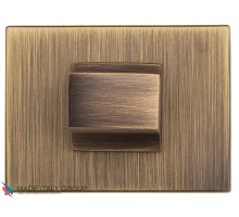 Фиксатор поворотный на прямоугольном основании Fratelli Cattini WC 6-BY матовая бронза