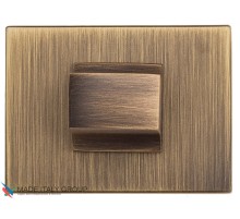 Фиксатор поворотный на прямоугольном основании Fratelli Cattini WC 6-BY матовая бронза