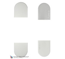 Колпачки для петель К6300, цвет МАТОВЫЙ ХРОМ (4 шт.)