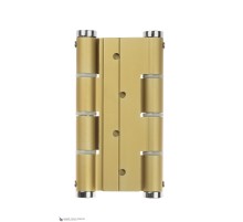 Петля пружинная двойная Justor 5414.02 120x133x40 матовое золото
