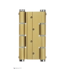 Петля пружинная двойная Justor 5414.02 120x133x40 матовое золото