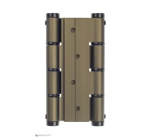 Петля пружинная двойная Justor 5414.03 120x133x40 античная бронза