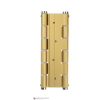 Петля пружинная двойная Justor 5914.02 180x133x40 матовое золото