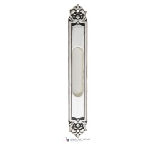 Ручка для раздвижной двери Venezia U122 DECOR LONG натуральное серебро + черный (1шт.)