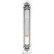 Ручка для раздвижной двери Venezia U122 DECOR LONG натуральное серебро + черный (1шт.)