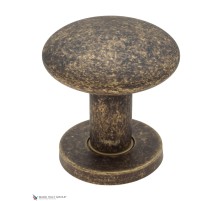 Ручка дверная кноб поворотная Fratelli Cattini BRESCIA P34 Ø62 BA античная бронза 1шт.