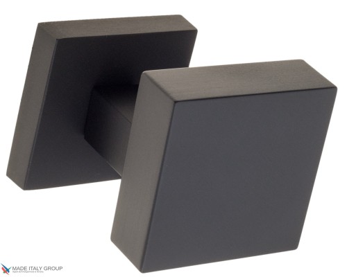Ручка дверная кноб поворотная Fratelli Cattini KUBA DS 55x55 мм NM матовый черный 1шт. Ручка дверная кноб поворотная Fratelli Cattini KUBA DS 55x55 мм NM матовый черный 1шт.