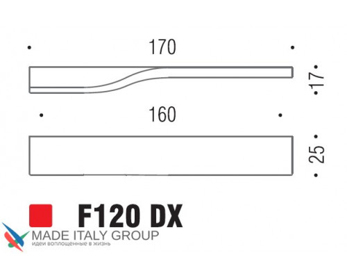 Ручка скоба модерн COLOMBO DESIGN F120DXF-NM матовый черный 160 мм Ручка скоба модерн COLOMBO DESIGN F120DXF-NM матовый черный 160 мм