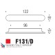 Ручка скоба модерн COLOMBO DESIGN F131D-CM матовый хром 96 мм