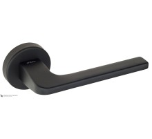 Дверная ручка на круглом основании Fratelli Cattini BOSTON 7-NM матовый черный