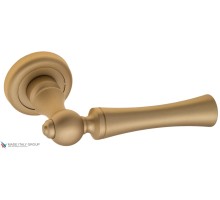 Дверная ручка на круглом основании Fratelli Cattini FOGGIA D1-BS матовая латунь