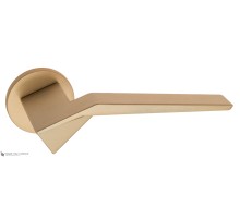 Дверная ручка на круглом основании Fratelli Cattini UGO 7FS-BS матовая латунь
