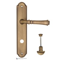 Дверная ручка на планке Fratelli Cattini GRACIA WC-2 PL257-BY матовая бронза