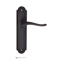Дверная ручка на планке Fratelli Cattini LAVERA PL248-NM матовый черный Дверная ручка на планке Fratelli Cattini LAVERA PL248-NM матовый черный