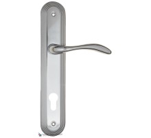 Дверная ручка на планке Fratelli Cattini LUCCIA CYL PL288-CR полированный хром