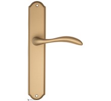 Дверная ручка на планке Fratelli Cattini LUCCIA PL02-BS матовая латунь Дверная ручка на планке Fratelli Cattini LUCCIA PL02-BS матовая латунь
