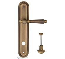 Дверная ручка на планке Fratelli Cattini MARANI WC-2 PL288-BY матовая бронза
