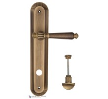 Дверная ручка на планке Fratelli Cattini MARANI WC-2 PL288-BY матовая бронза