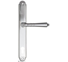 Дверная ручка на планке Fratelli Cattini TOSCANA CYL PL01-CR полированный хром Дверная ручка на планке Fratelli Cattini TOSCANA CYL PL01-CR полированный хром