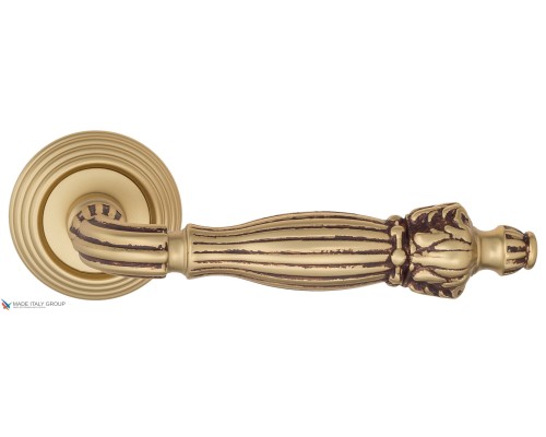Дверная ручка Venezia OLIMPO D8 французское золото + коричневый Дверная ручка Venezia OLIMPO D8 французское золото + коричневый