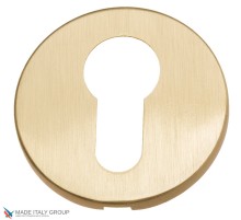 Накладка под цилиндр на круглом основании Fratelli Cattini CYL 7FS-SB матовое золото 2 шт.