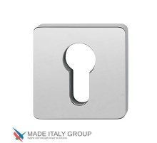 Накладка под цилиндр на квадратном основании COLOMBO BT13-CR полированный хром (2 шт)