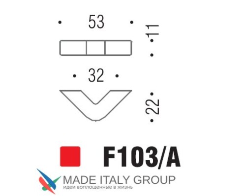 Ручка скоба модерн COLOMBO DESIGN F103A-CR полированный хром 32 мм Ручка скоба модерн COLOMBO DESIGN F103A-CR полированный хром 32 мм