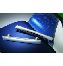 Ручка скоба модерн COLOMBO DESIGN F129E-CR полированный хром 128 мм
