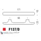 Ручка скоба модерн COLOMBO DESIGN F137D-CM матовый хром 96 мм