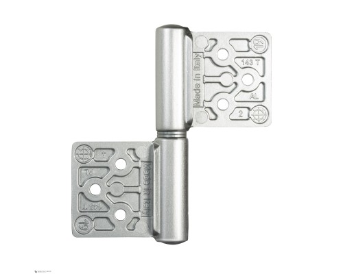 143CS032D_T Петля накладная без врезки ALDEGHI 32x35 серебристый ЛЕВАЯ 143CS032D_T Петля накладная без врезки ALDEGHI 32x35 серебристый ЛЕВАЯ