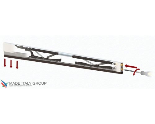 Автоматический порог врезной Venezia 1712/900-800 мм/44 Дб, регулировка 2 уровня Автоматический порог врезной Venezia 1712/900-800 мм/44 Дб, регулировка 2 уровня