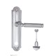 Дверная ручка на планке Fratelli Cattini ENCIA WC-2 PL248-CR полированный хром