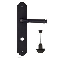 Дверная ручка на планке Fratelli Cattini FARFALLA WC-2 PL257-NM матовый черный