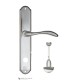 Дверная ручка на планке Fratelli Cattini LUCCIA WC-2 PL02-CR полированный хром
