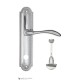 Дверная ручка на планке Fratelli Cattini LUCCIA WC-2 PL248-CR полированный хром