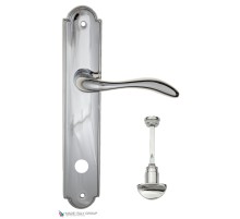 Дверная ручка на планке Fratelli Cattini LUCCIA WC-2 PL257-CR полированный хром Дверная ручка на планке Fratelli Cattini LUCCIA WC-2 PL257-CR полированный хром