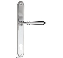 Дверная ручка на планке Fratelli Cattini NAPOLI CYL PL01-CR полированный хром