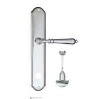 Дверная ручка на планке Fratelli Cattini NAPOLI WC-2 PL02-CR полированный хром
