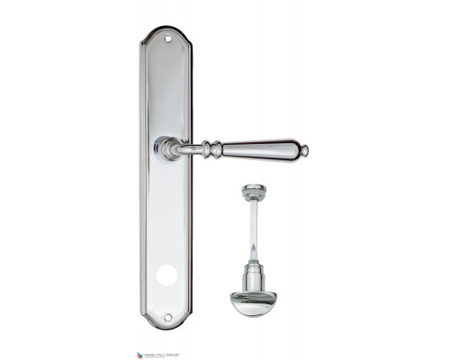 Дверная ручка на планке Fratelli Cattini NAPOLI WC-2 PL02-CR полированный хром Дверная ручка на планке Fratelli Cattini NAPOLI WC-2 PL02-CR полированный хром