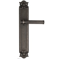 Дверная ручка Venezia IMPERO на планке PL97 античное серебро